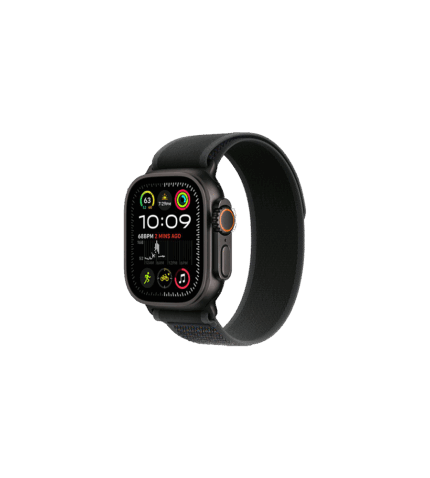 Apple Watch Ultra 2 2024  49mm Black Titanium Case with Black Trail Loop