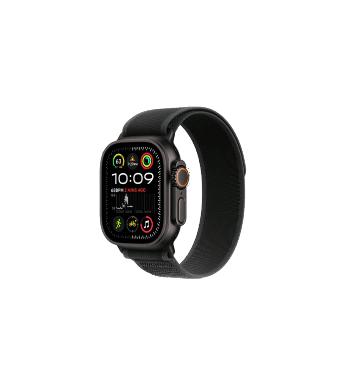 Apple Watch Ultra 2 2024  49mm Black Titanium Case with Black Trail Loop — изображение 1