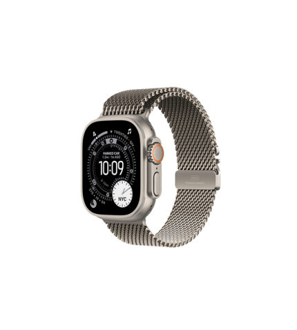 Apple Watch Ultra 3 Titanium Milanese Loop