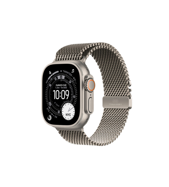 Apple Watch Ultra 3 Titanium Milanese Loop — изображение 3